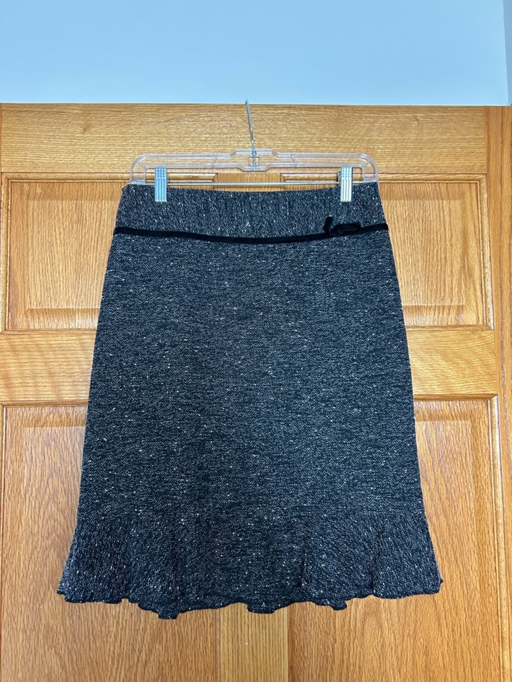 Chic Black & White Office Skirt – Polished & Timeless 🖤